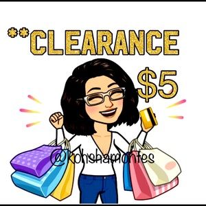 $5 Clearance !!